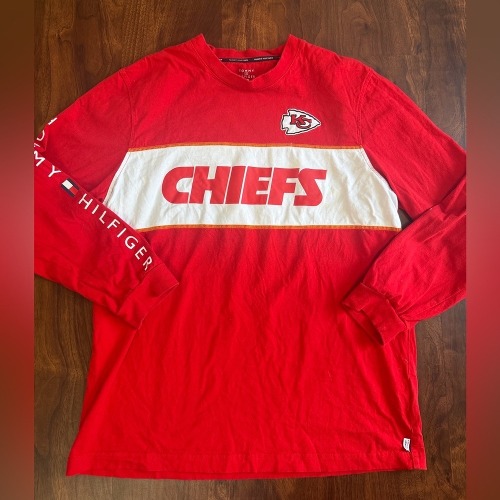 Tommy Hilfiger x Kansas City Chiefs Red Long-Sleeve Tee
